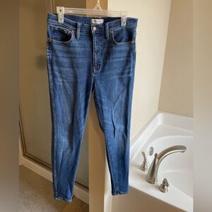 Madewell Dark Blue Skinny Jeans